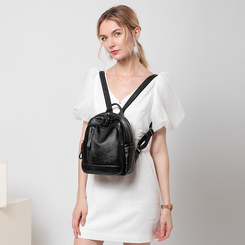 PU Leather Mini Backpack