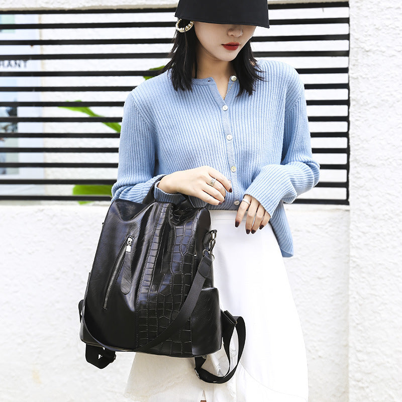 PU Leather Backpack