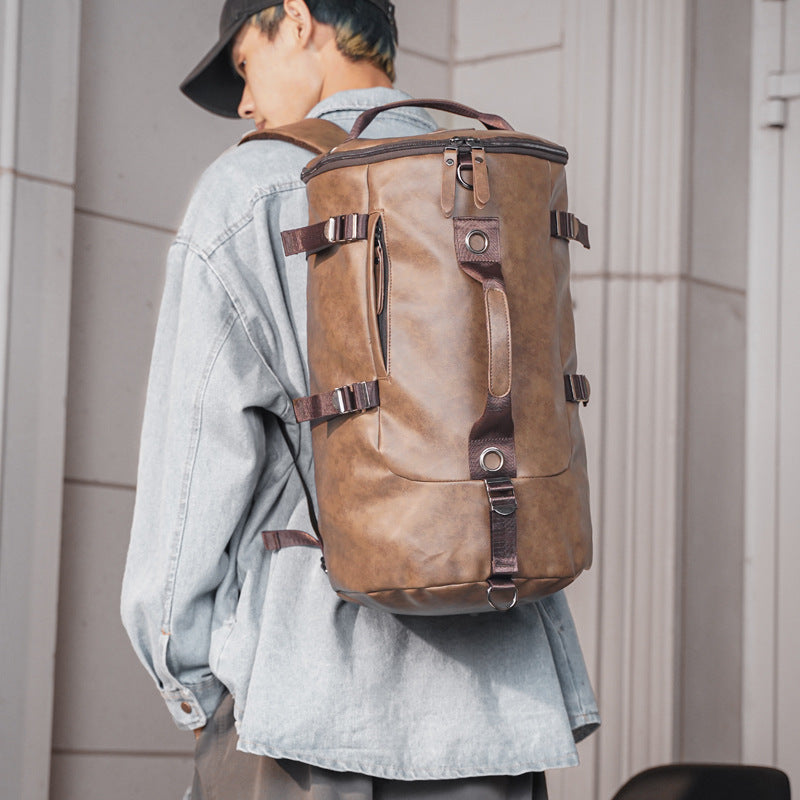 PU Leather Travel Backpack