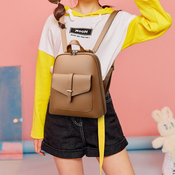 PU Leather Backpack