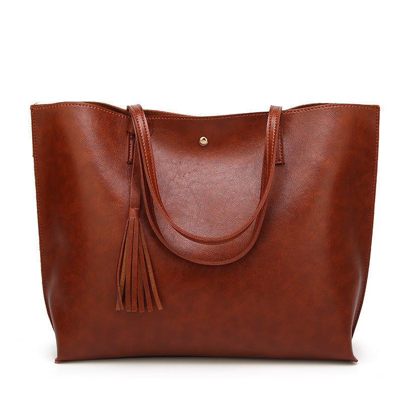 PU Leather Tote Bag