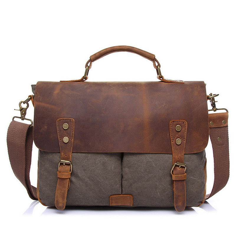 Page IV Canvas Briefcase