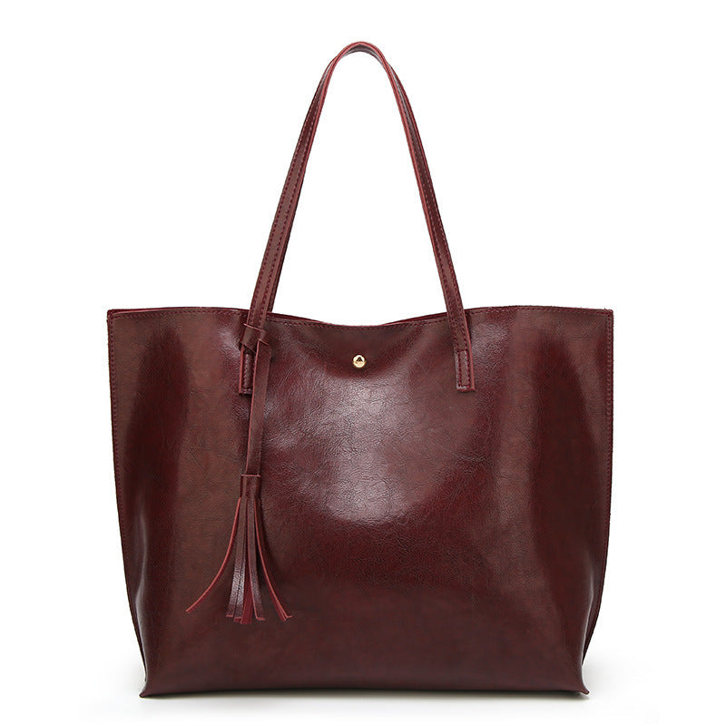 PU Leather Tote Bag