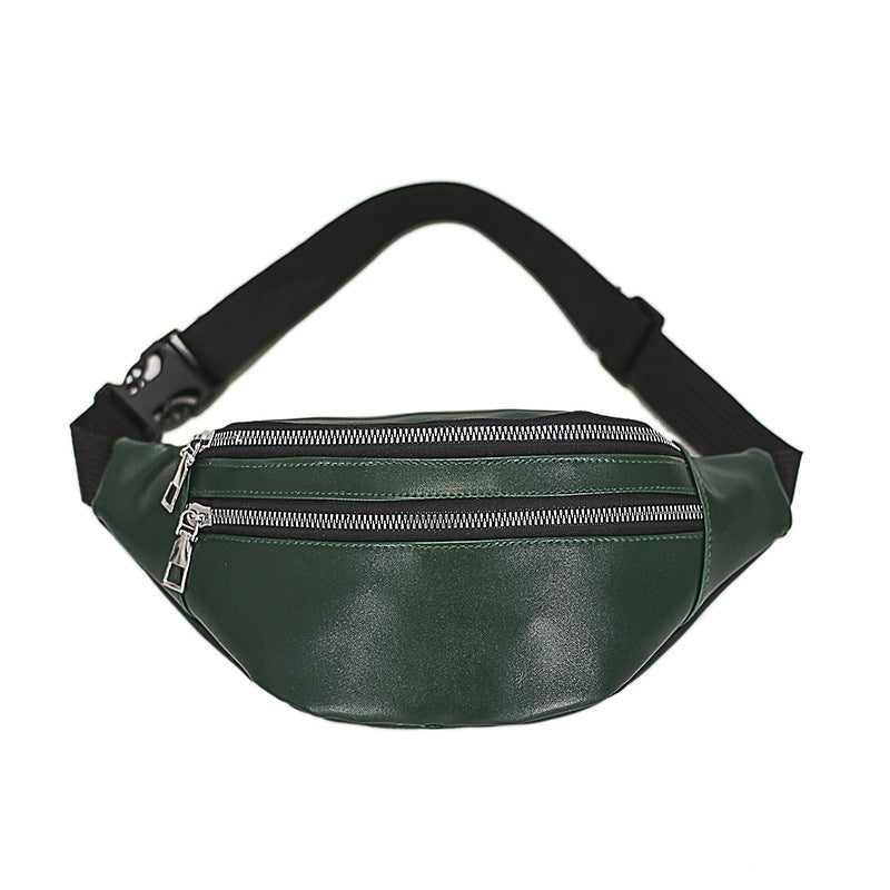 PU Leather Fanny Pack/Chest Bag