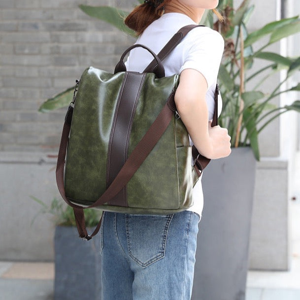 PU Leather Backpack