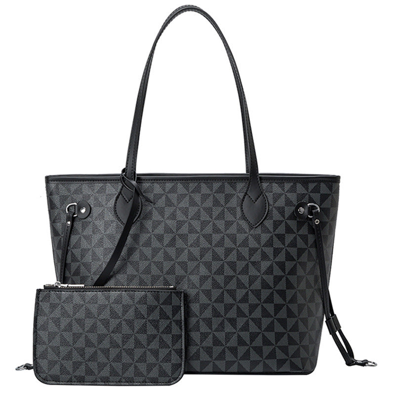 Synthetic Leather Tote Bag Set