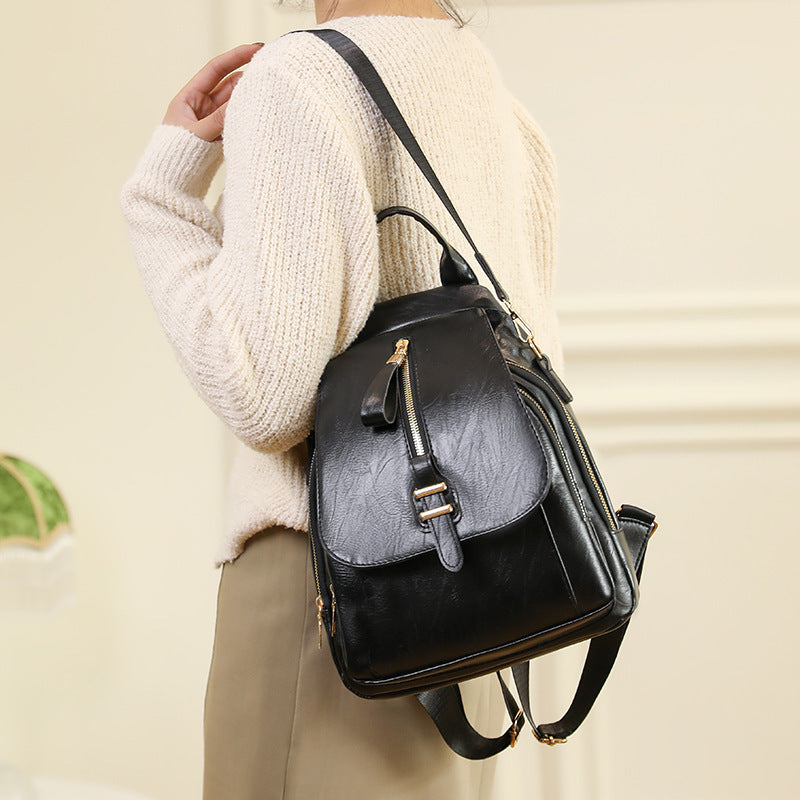 PU Leather Backpack