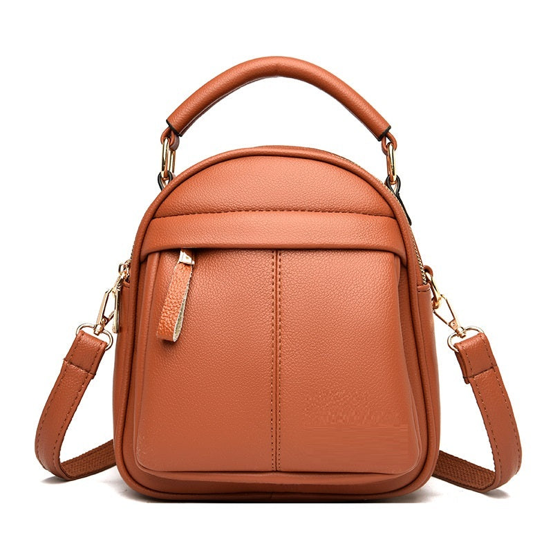 PU Leather Mini Backpack