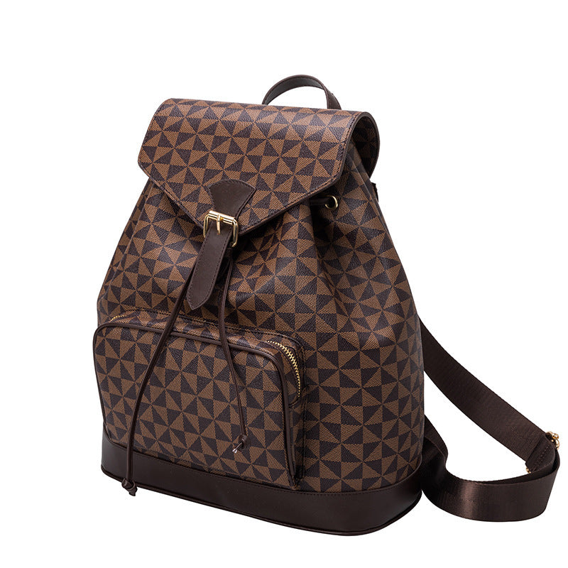 Synthetic Leather Printed Backpack