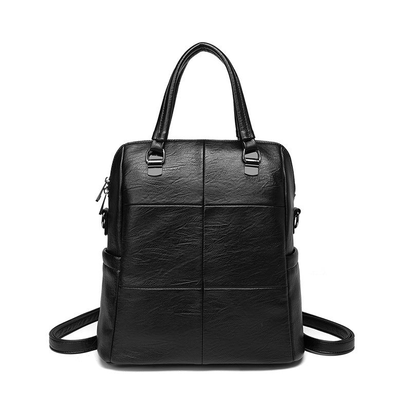 PU Leather Unisex Backpack