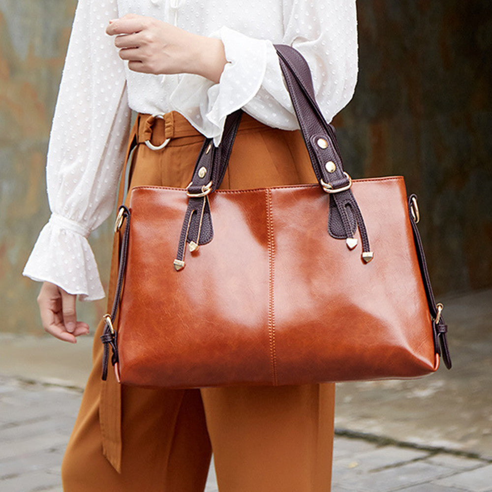 PU Leather Tote Bag