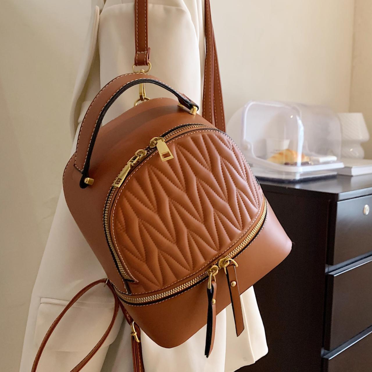 PU Leather Backpack